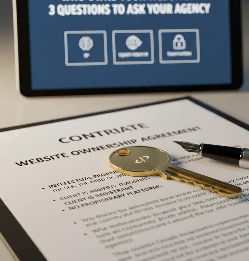 Who Owns Your Website? 3 Questions to Ask Your Agency Before Signing a Contract