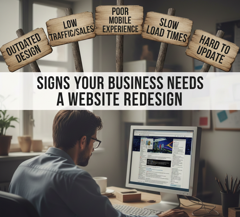 Signs Your Business Needs a Website Redesign?